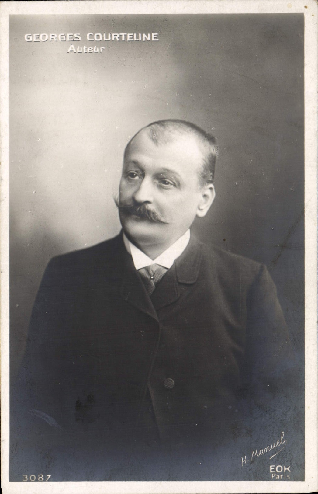 Postal Georges Courteline Auteur