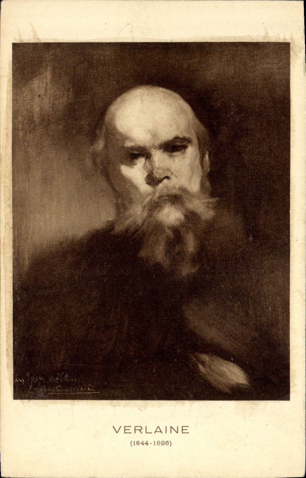 Vintage Postcard Verlaine