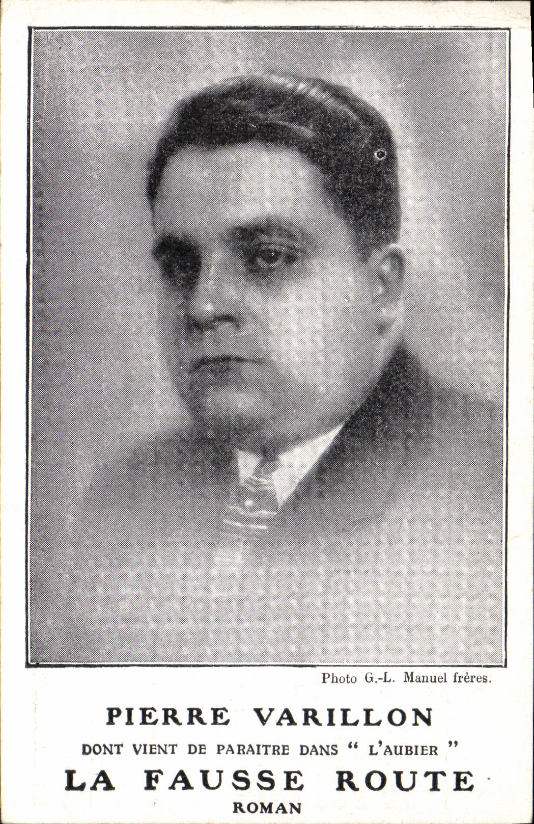 Vintage Postcard Pierre Varillon the false route