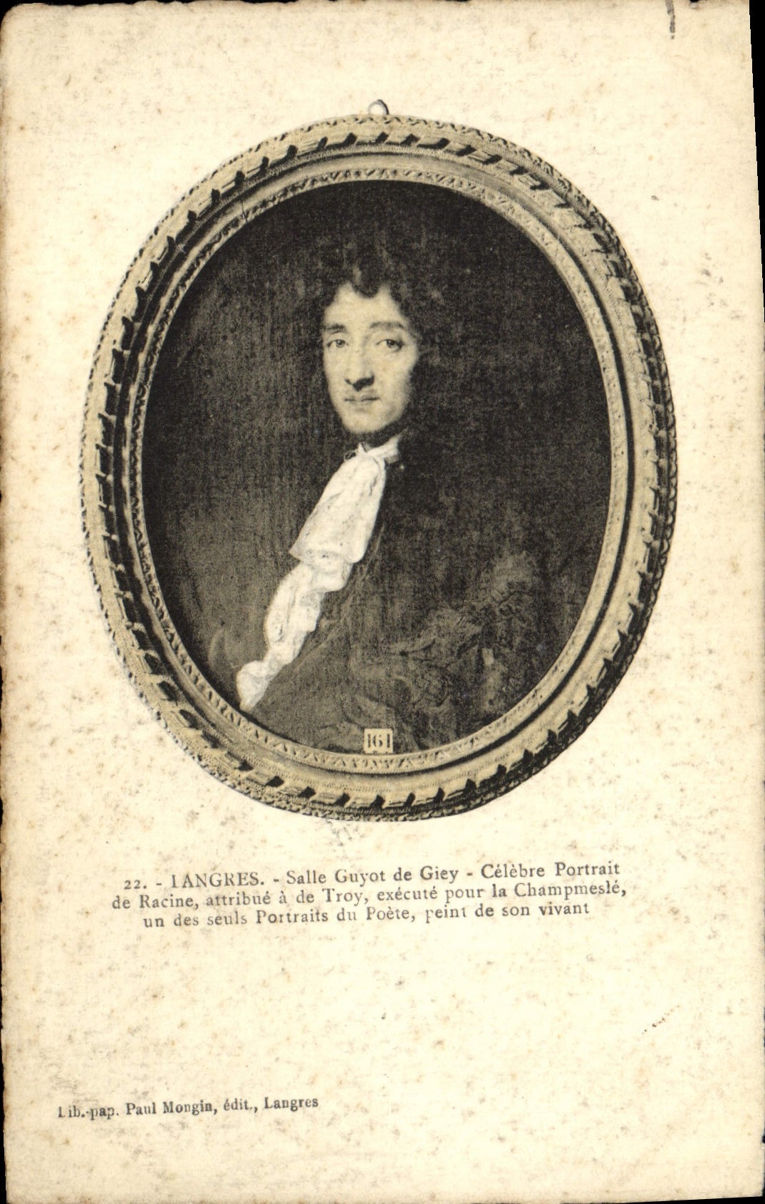 CPA Langres Salle Guyot de Giey Racine 