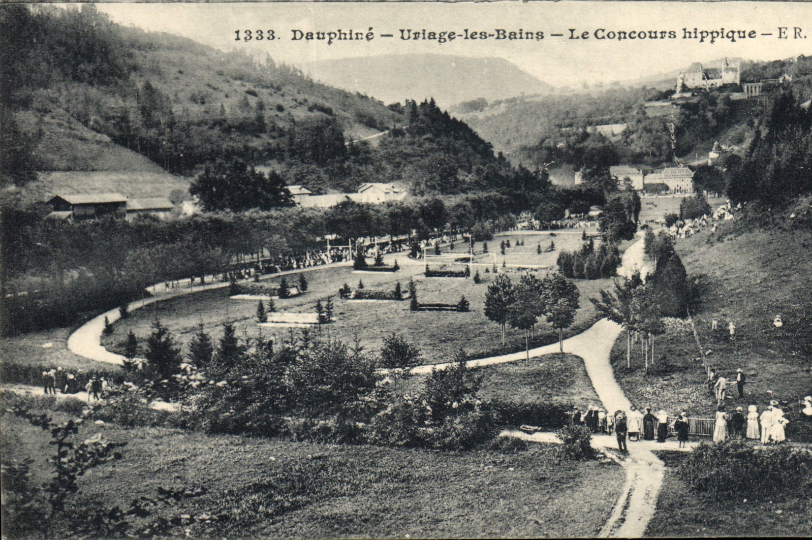 CPA Cheval Equitation Hippisme Uriage les Bains Le concours hippique