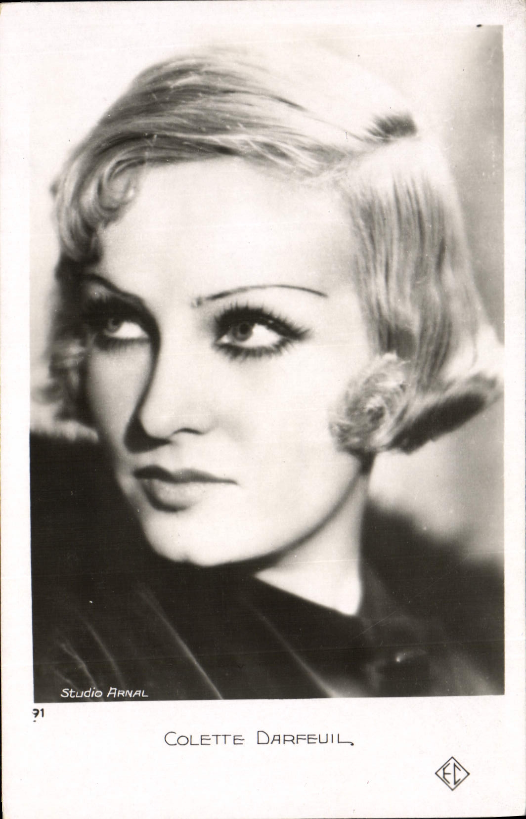 CPM Cinema Colette Darfeuil 