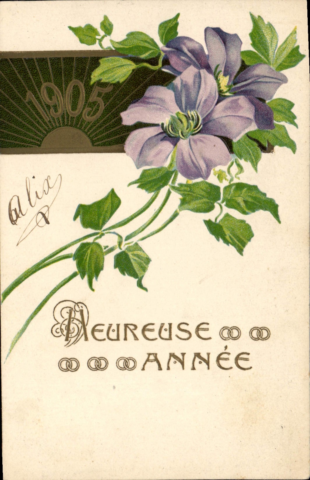 CPA Fantaisie Fleurs 