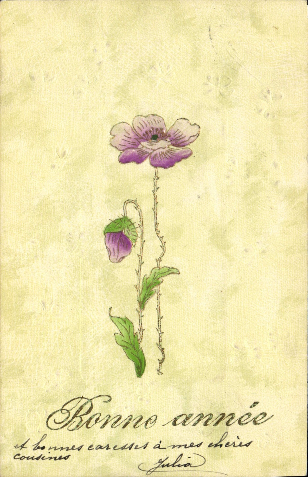 CPA Fantaisie Fleurs 