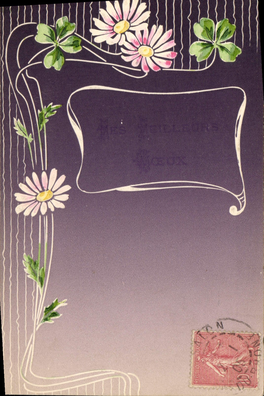 CPA Fantaisie Fleurs 