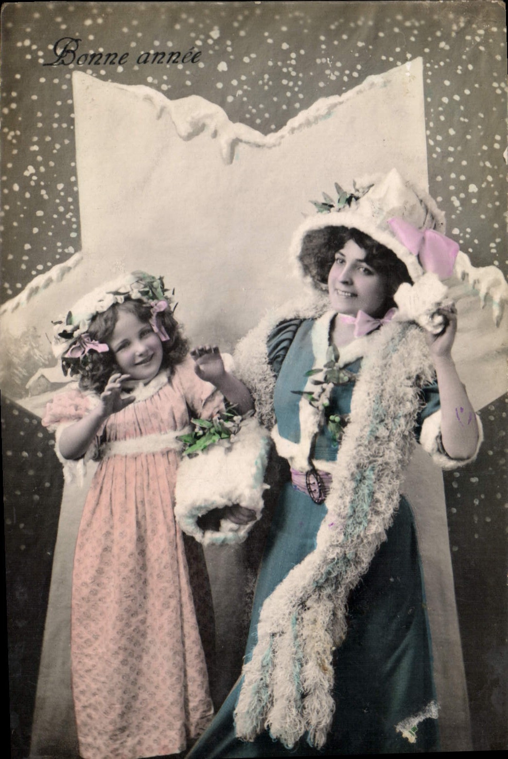CPA Fantaisie Femme Enfant 