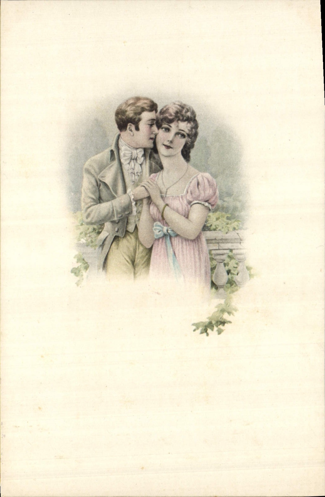 CPA Fantaisie Illustrateur Femme 