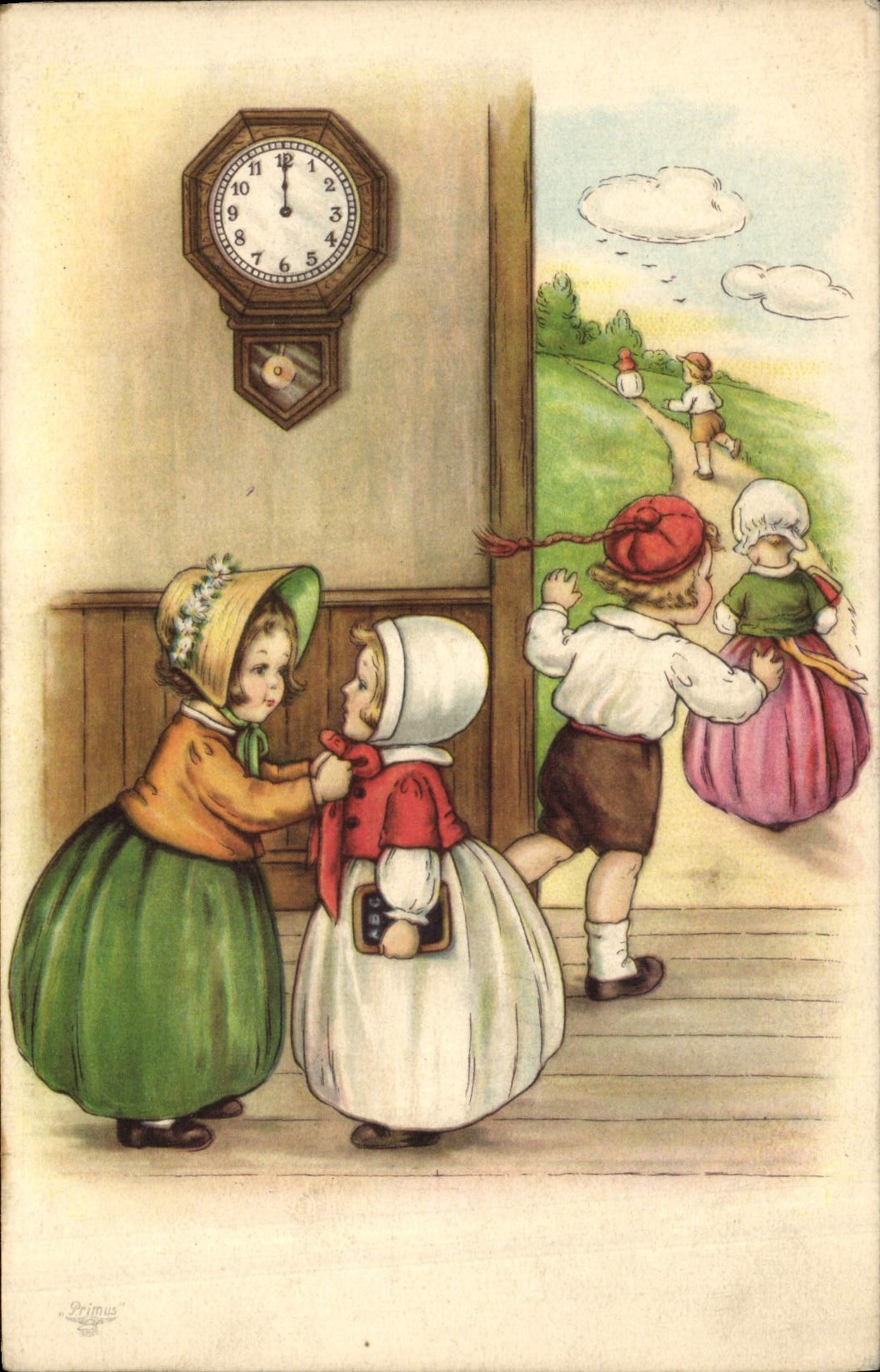 CPA Fantaisie Illustrateur Enfants