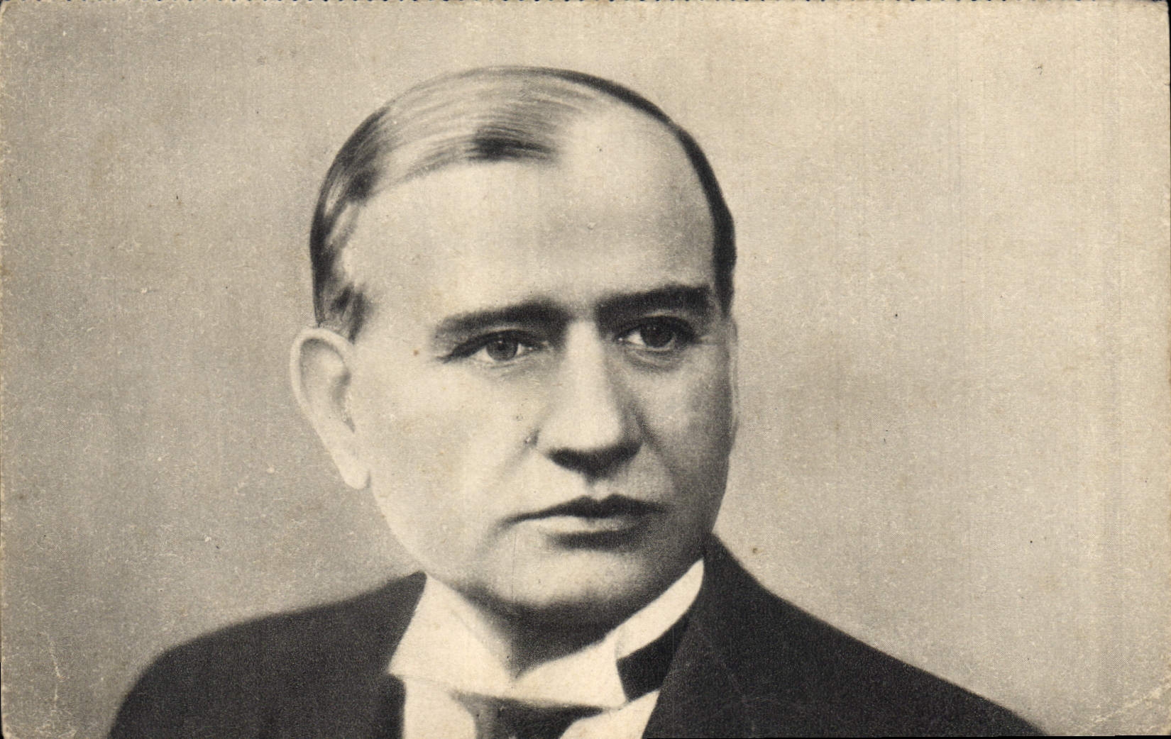 Vintage Postcard Mr. President Daladier Minister for National defense and the war