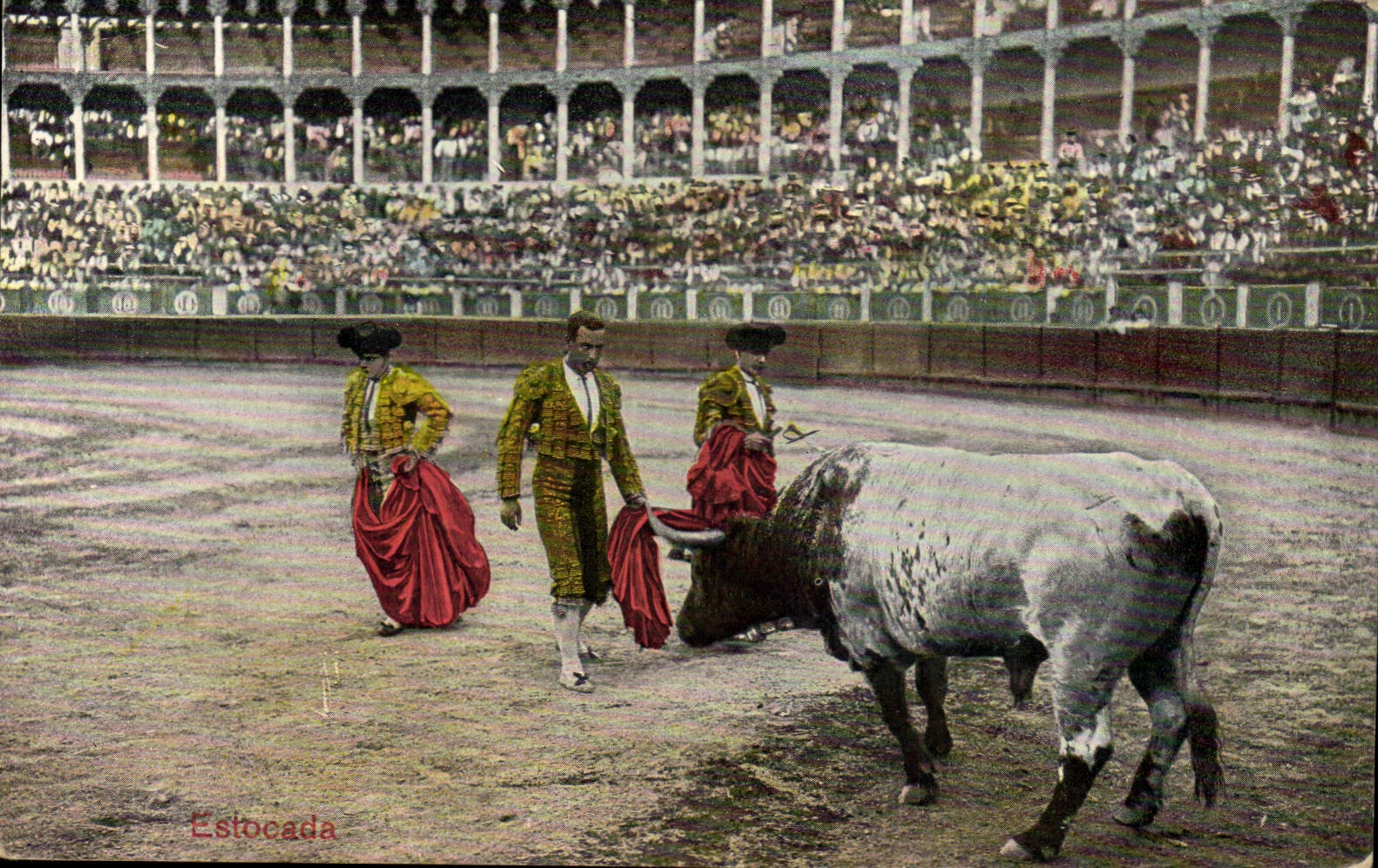 CPA Corrida Course de taureaux Estocada