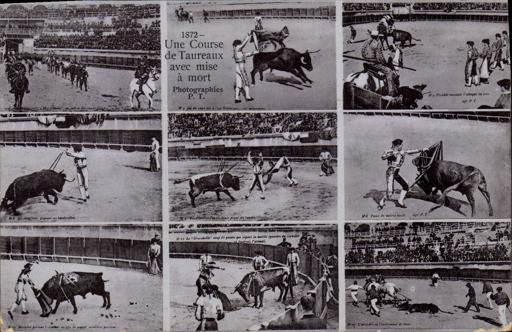 CPA Corrida Course de taureaux avec mise a mort