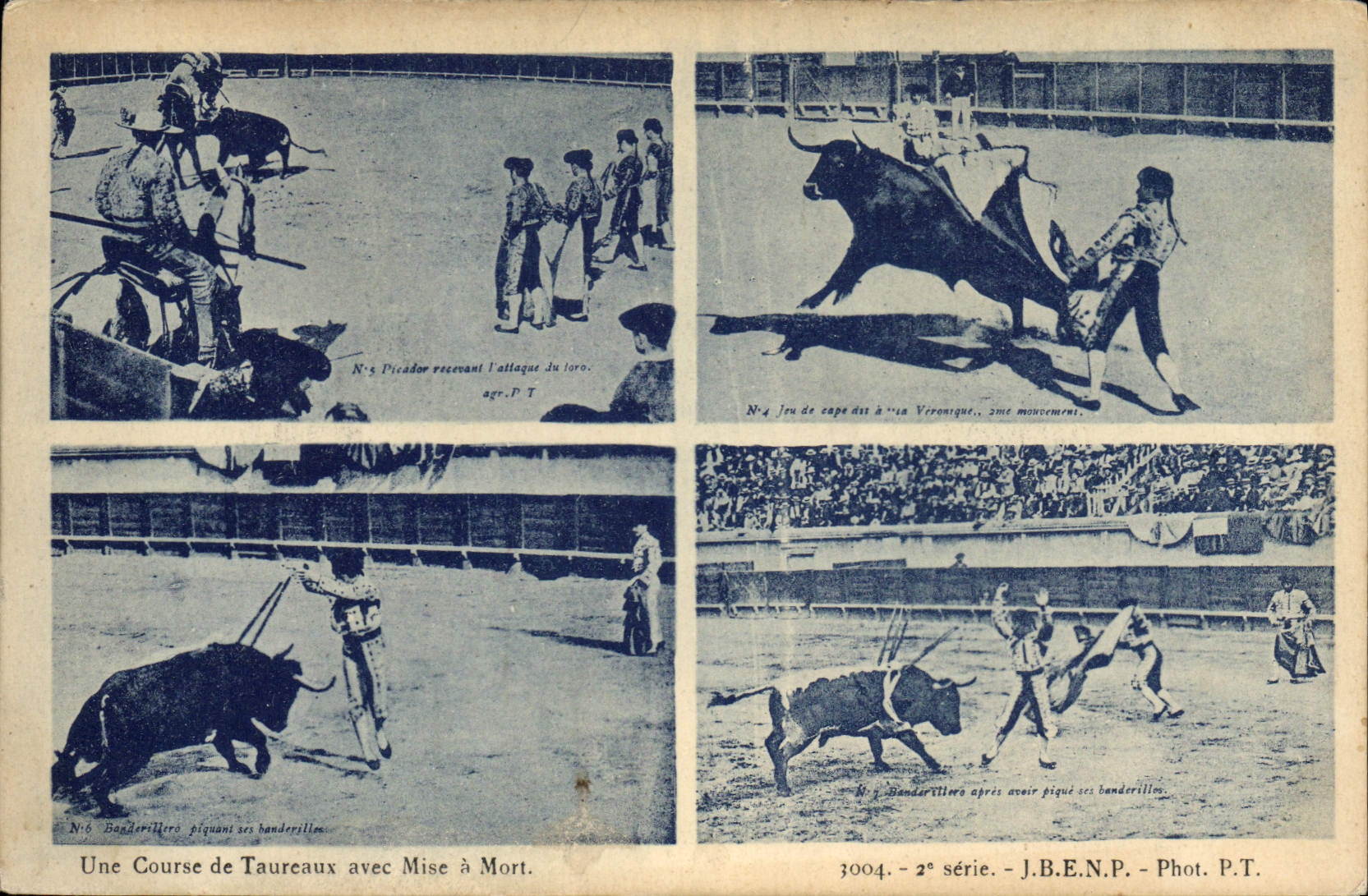 CPA Corrida Course de taureaux avec mise a mort 