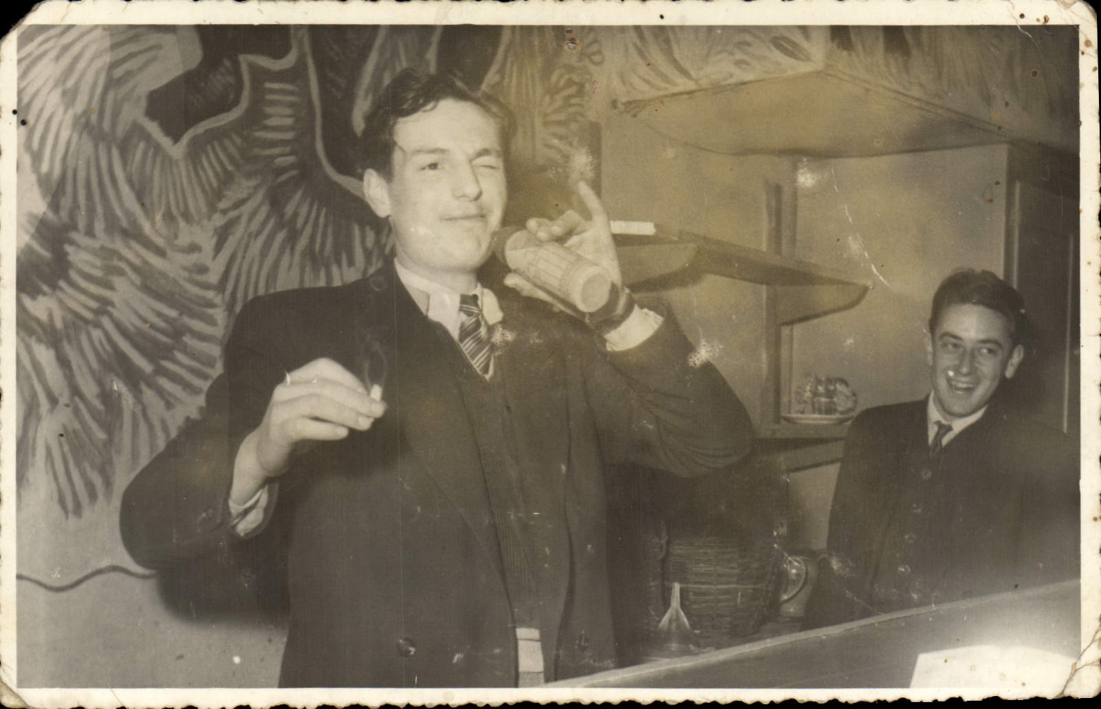 CARTE PHOTO Marc Etern ? Pianiste Piano 