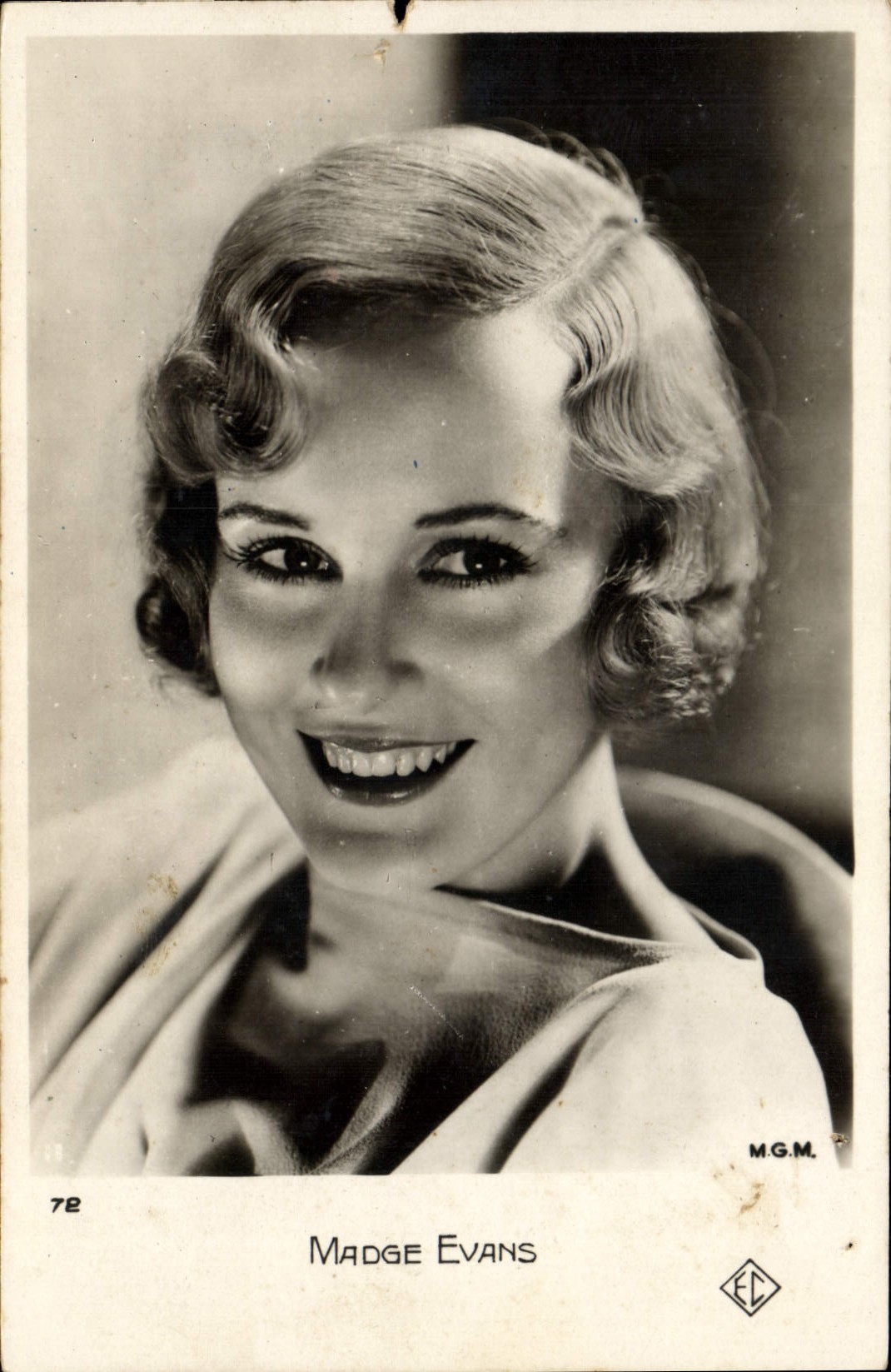 Modern Postcard Cinema Madge Evans