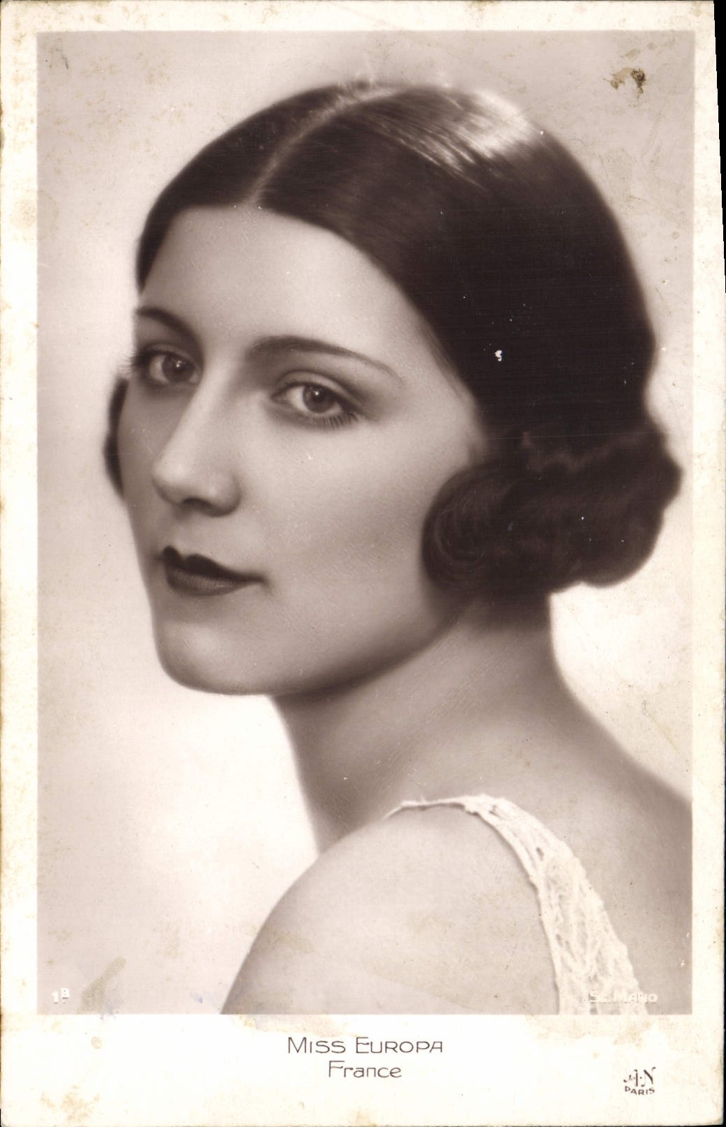 Postal Cine Senorita Europa Francia