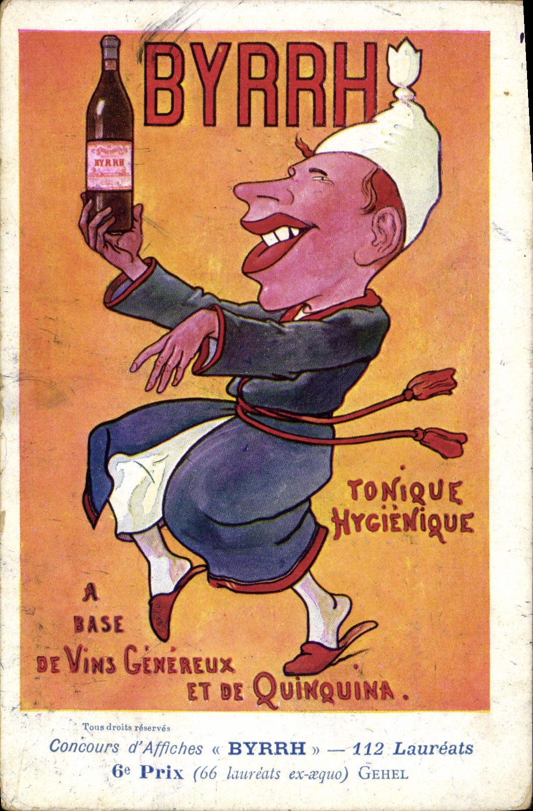 Vintage Postcard Hygienic Btrrh Tonic Cinchona