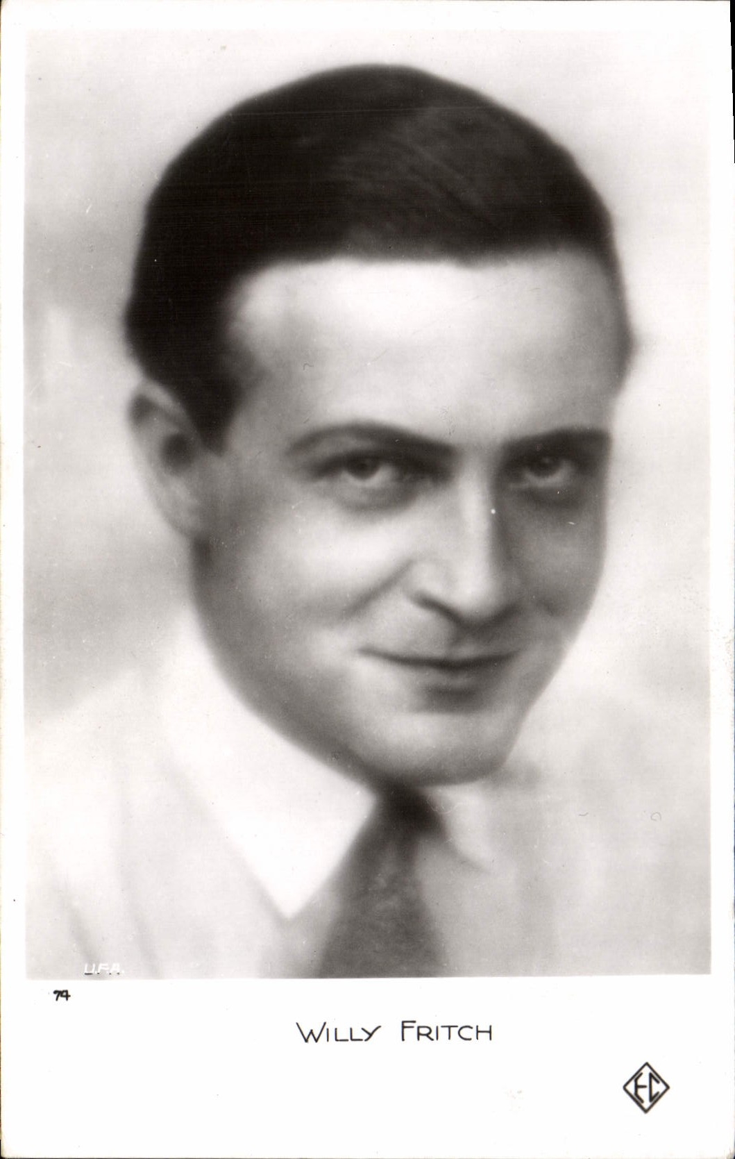 Modern Postcard Cinema Willy Fritch