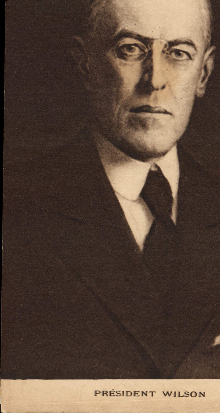 Vintage Postcard President Wilson
