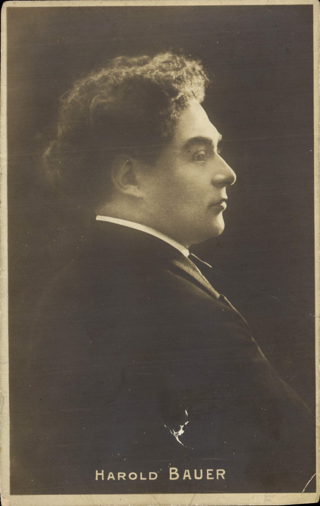 Vintage Postcard Harold Bauer