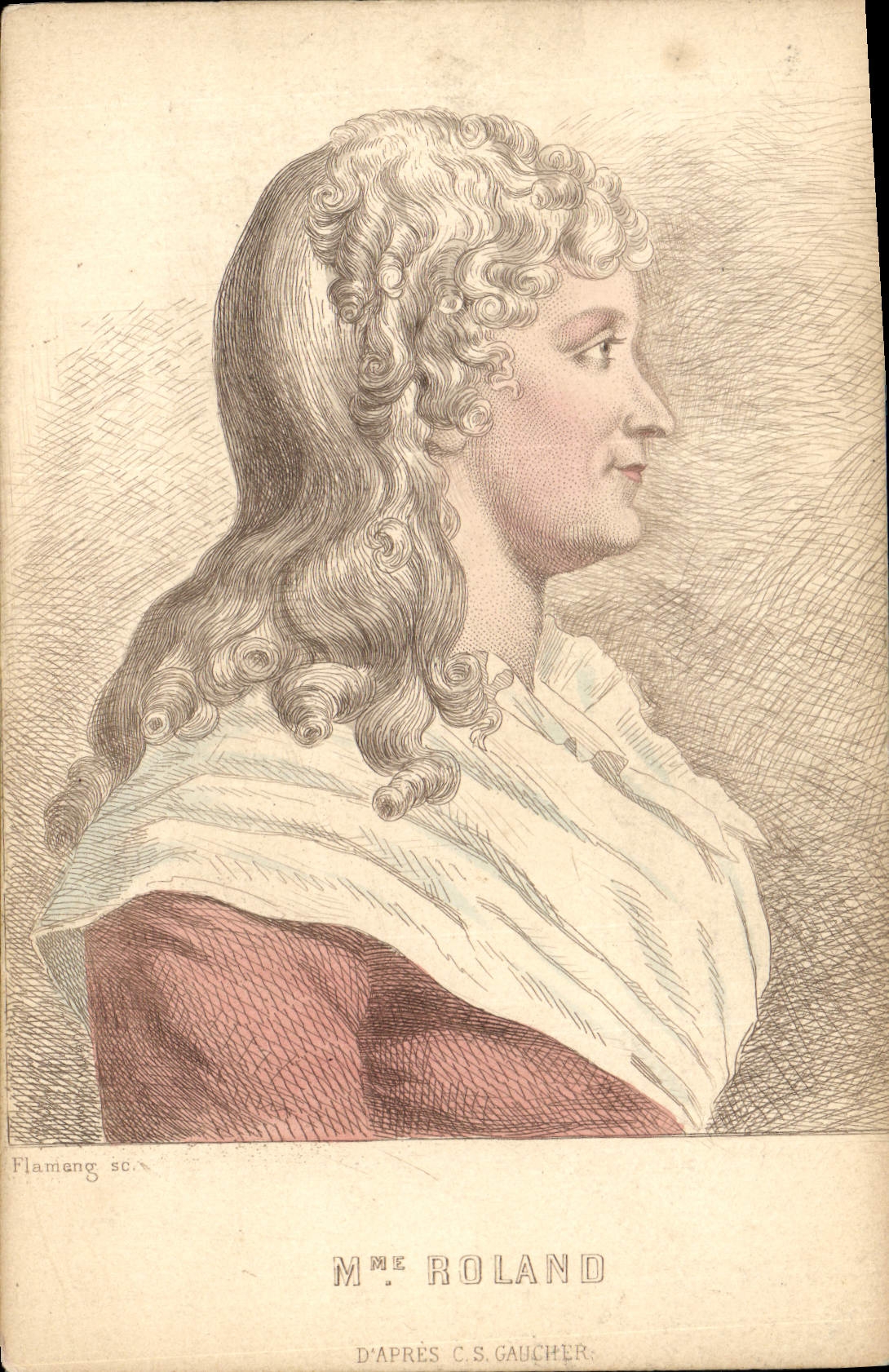 Vintage Postcard Mrs. Roland