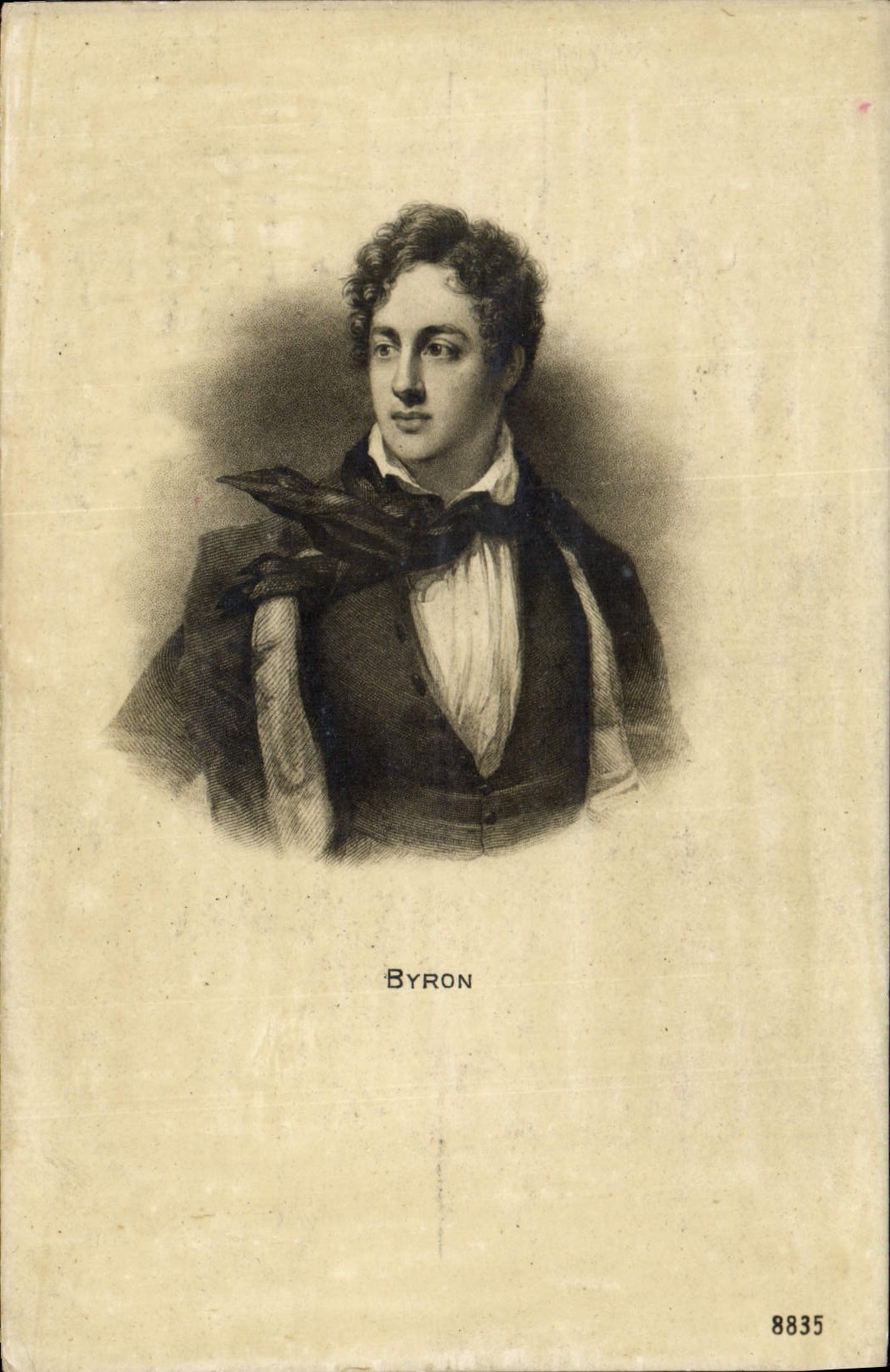 Vintage Postcard Byron