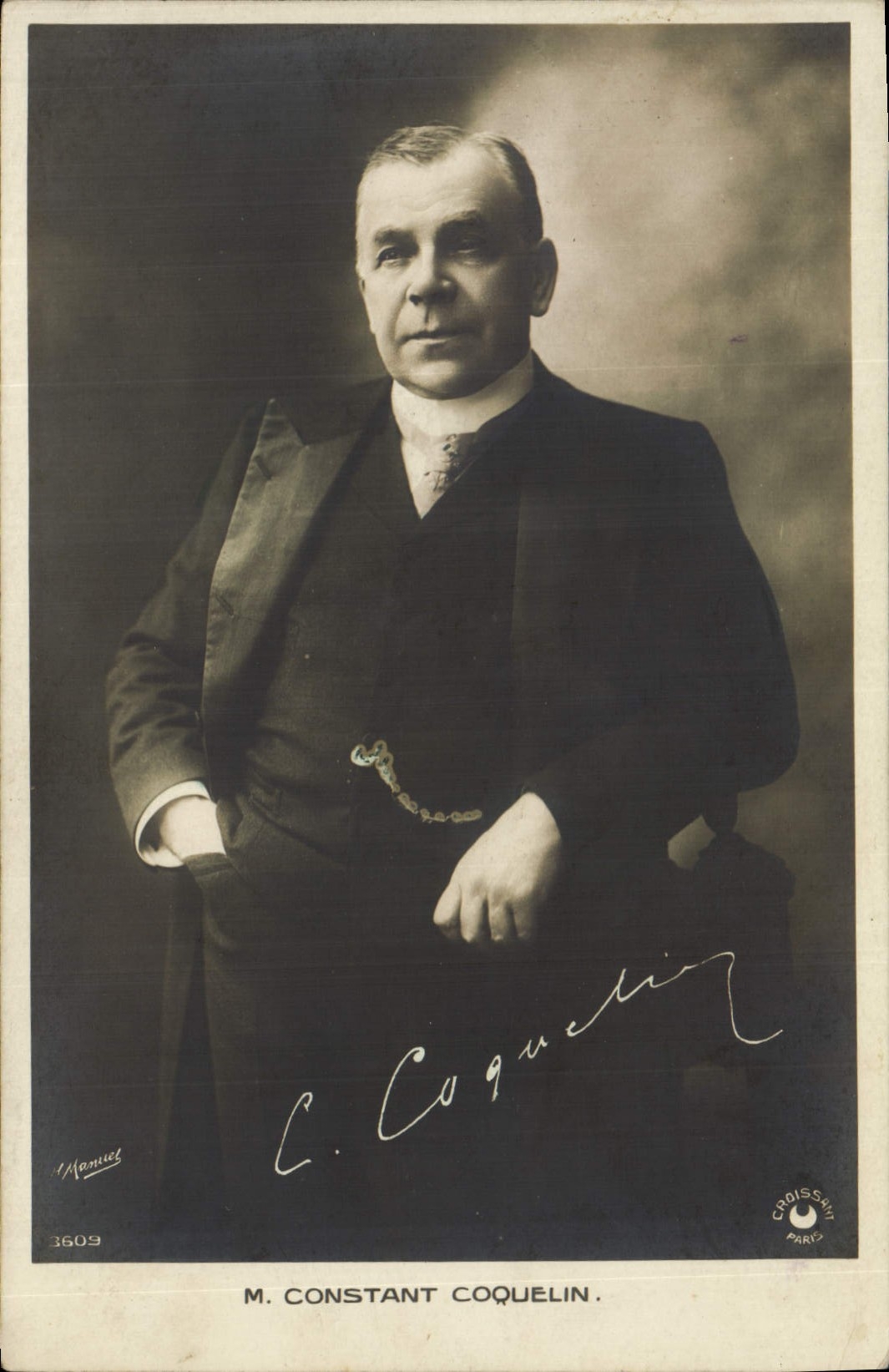 Vintage Postcard Constant Coquelin