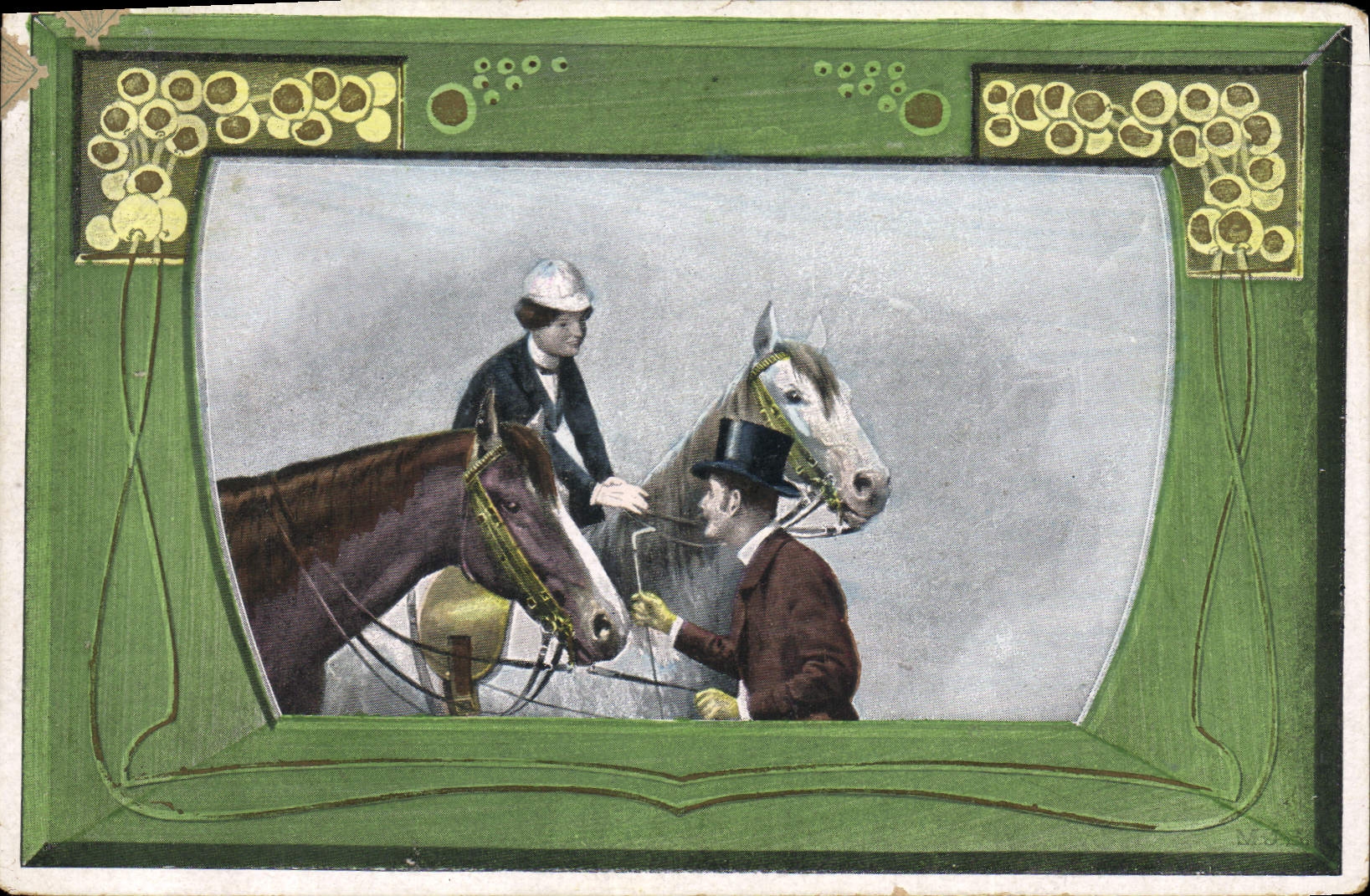 CPA Equitation Hippisme Cheval 