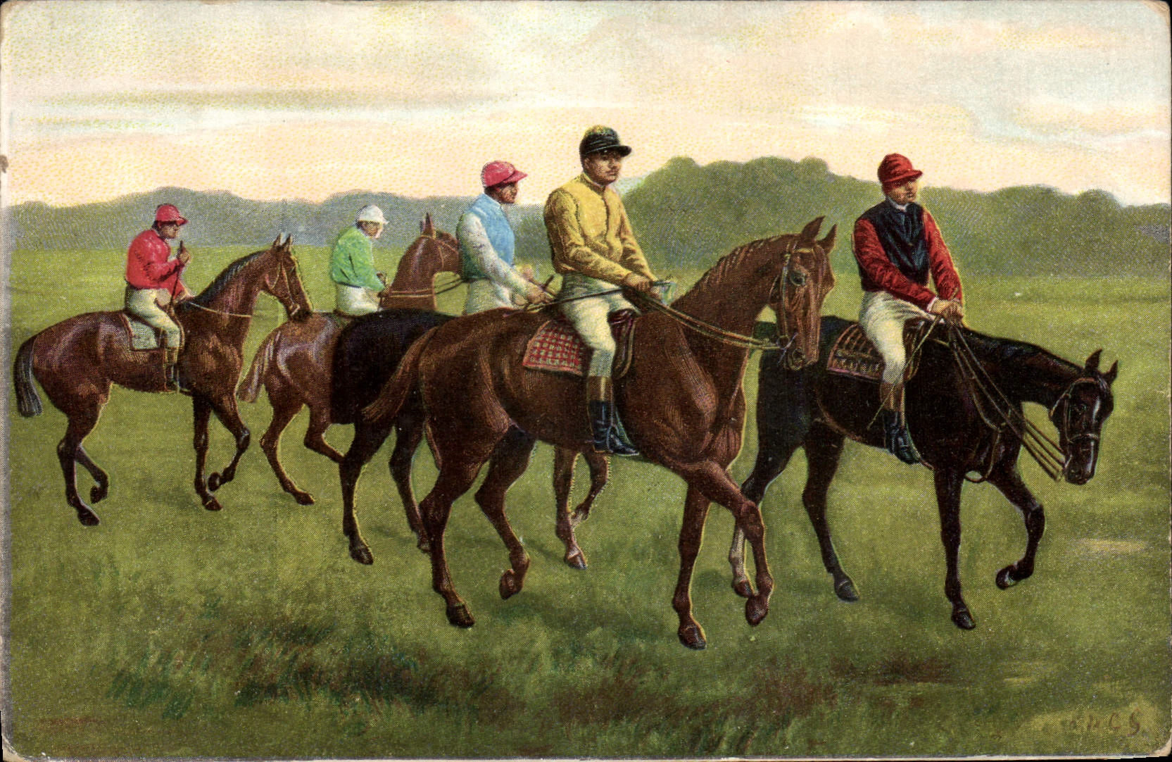 CPA Equitation Hippisme Cheval 