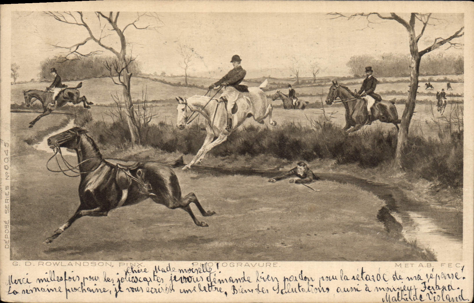 CPA Equitation Hippisme Cheval 