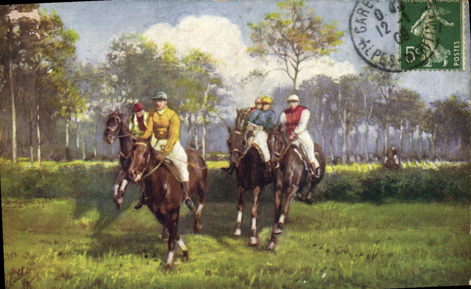 CPA Equitation Hippisme Cheval 