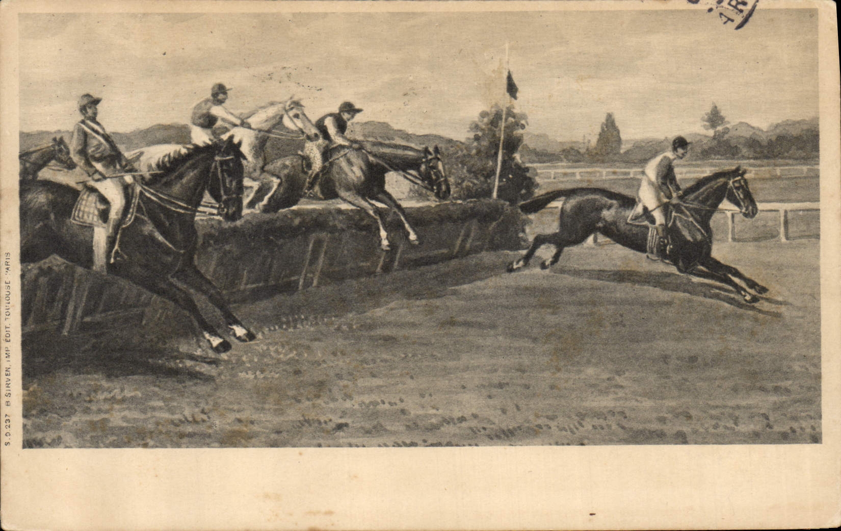 CPA Equitation Hippisme Cheval 