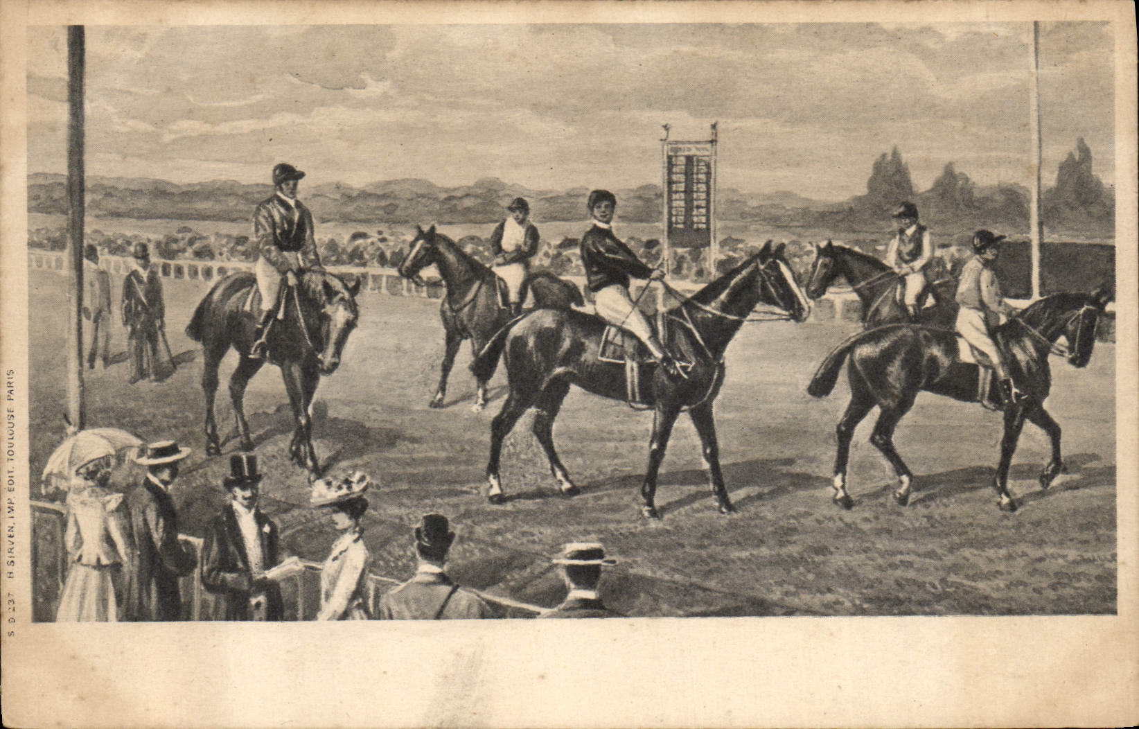 CPA Equitation Hippisme Cheval 