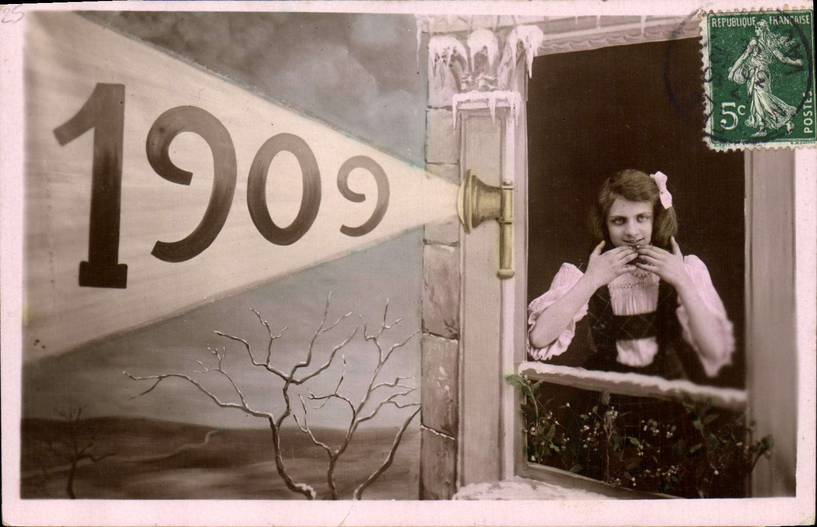 Vintage Postcard Fantasy Year 1909