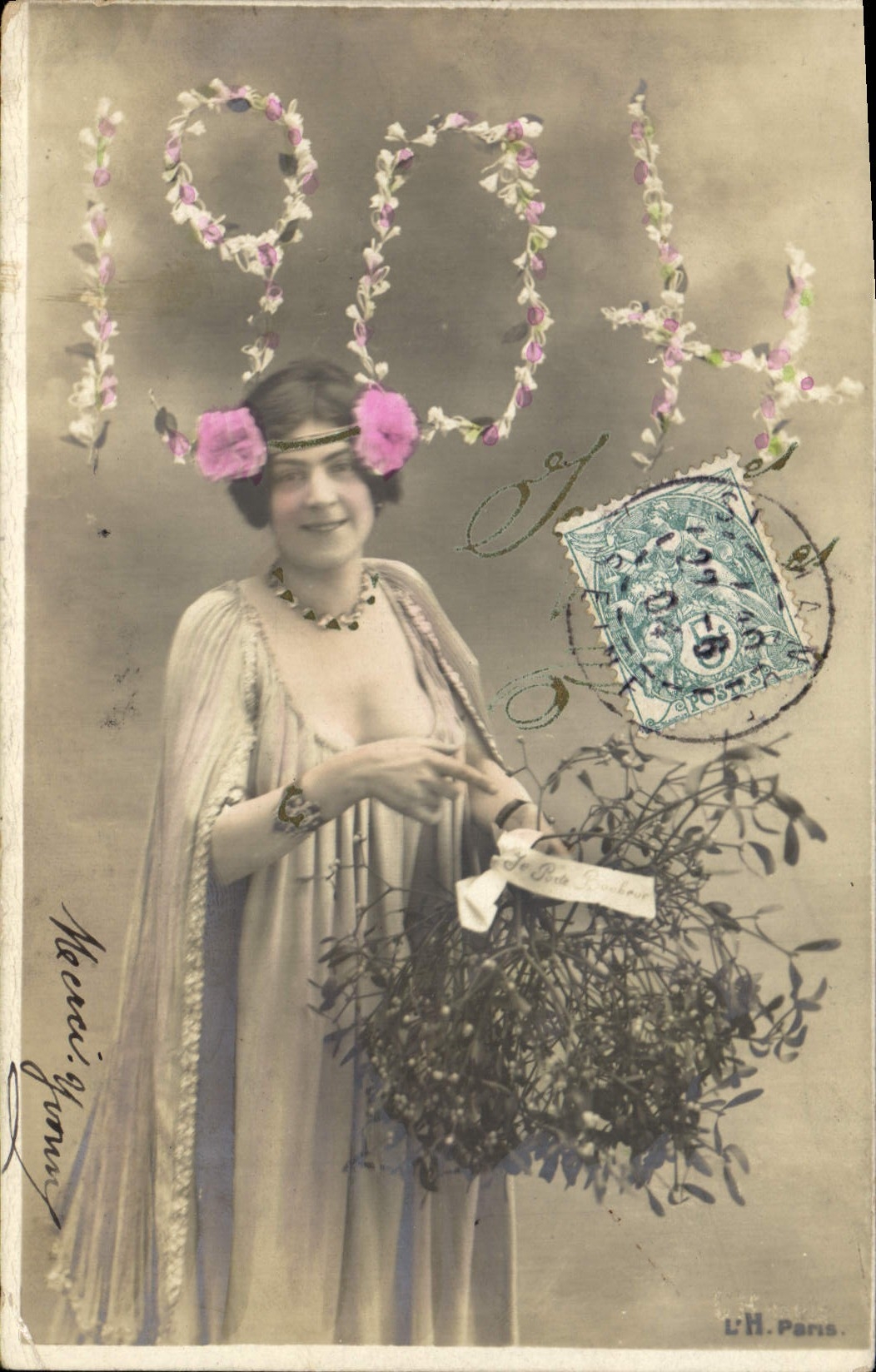 CPA Fantaisie Annee 1904 Femme 