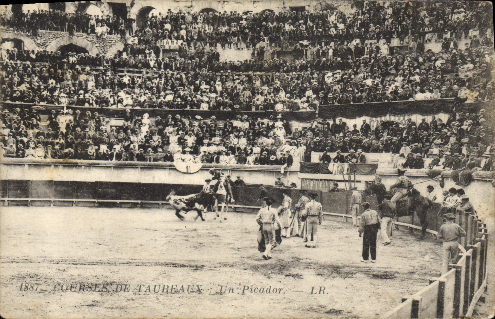 CPA Corrida Course de Taureaux Un picador