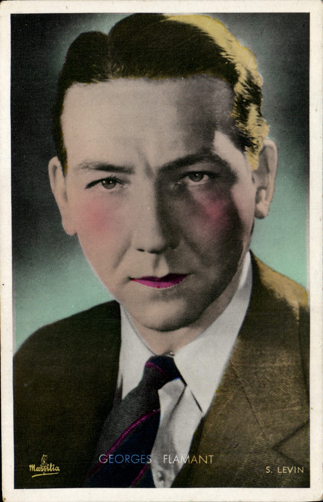 Postal Cine Georges Flamant