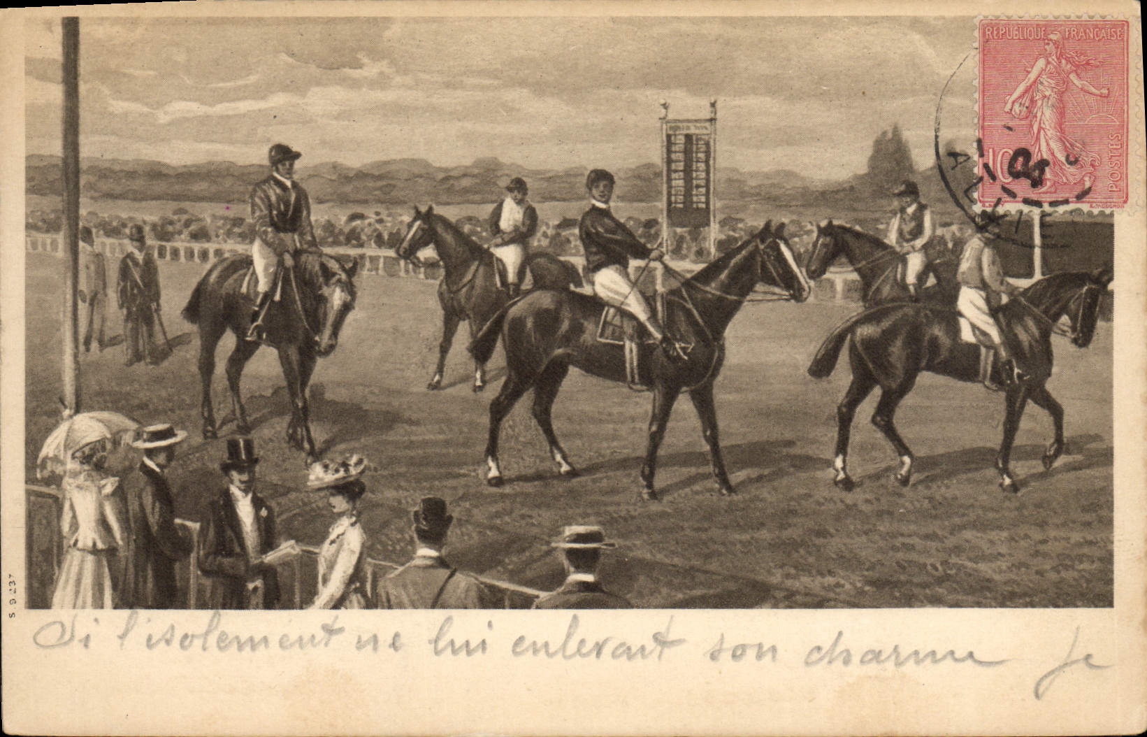 CPA Equitation Hippisme Cheval 