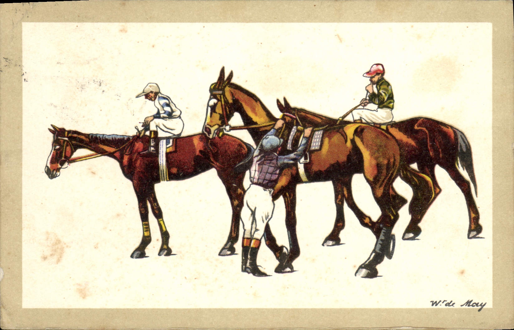 CPA Equitation Hippisme Cheval 