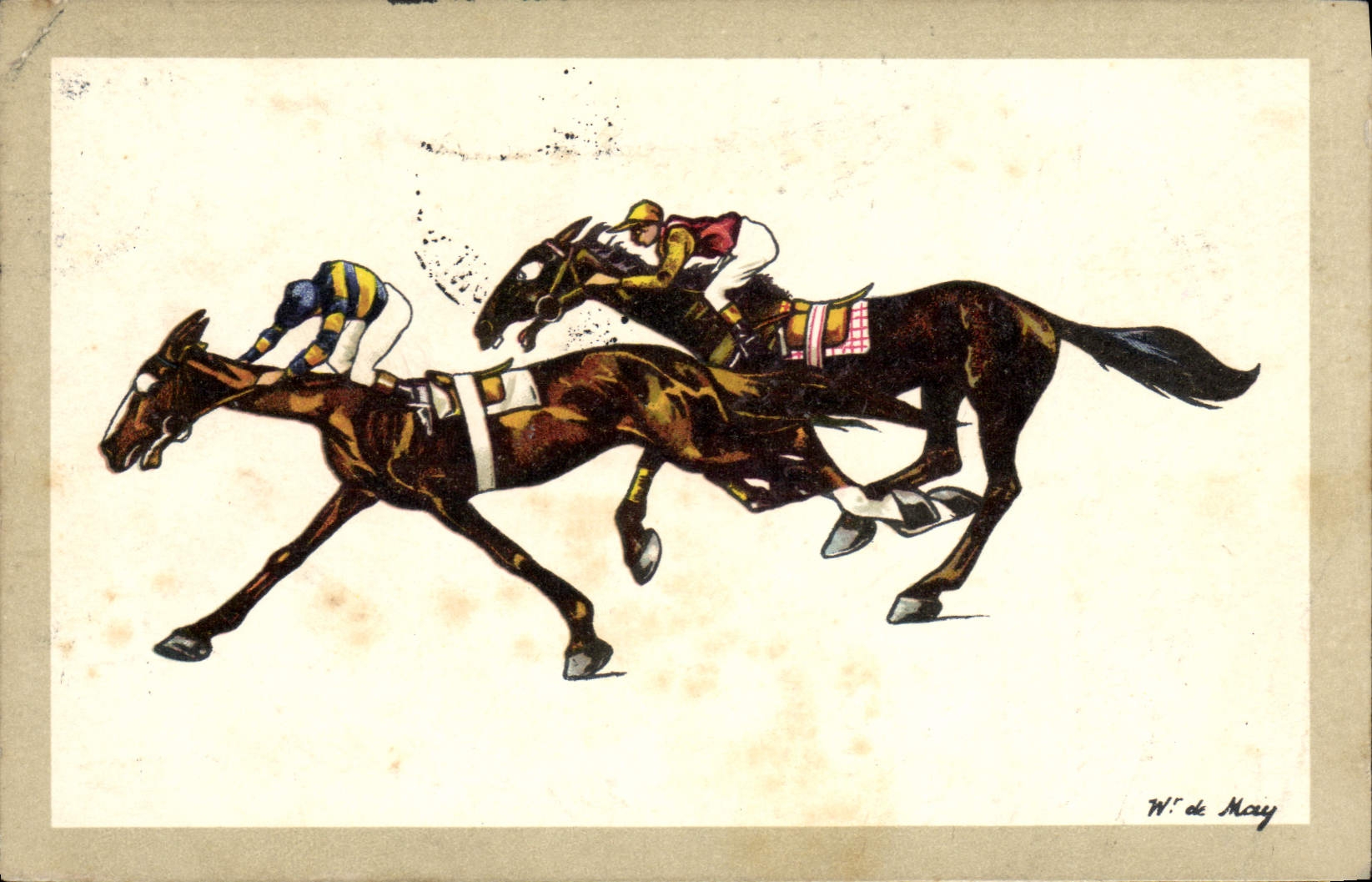 CPA Equitation Hippisme Cheval 