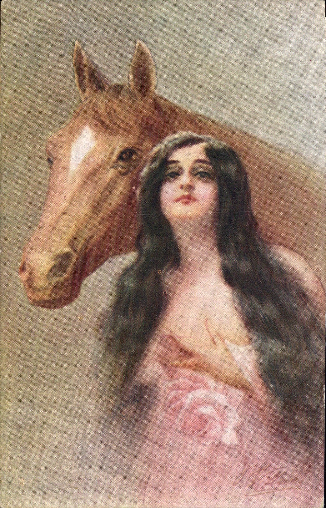 CPA Equitation Hippisme Cheval Femme