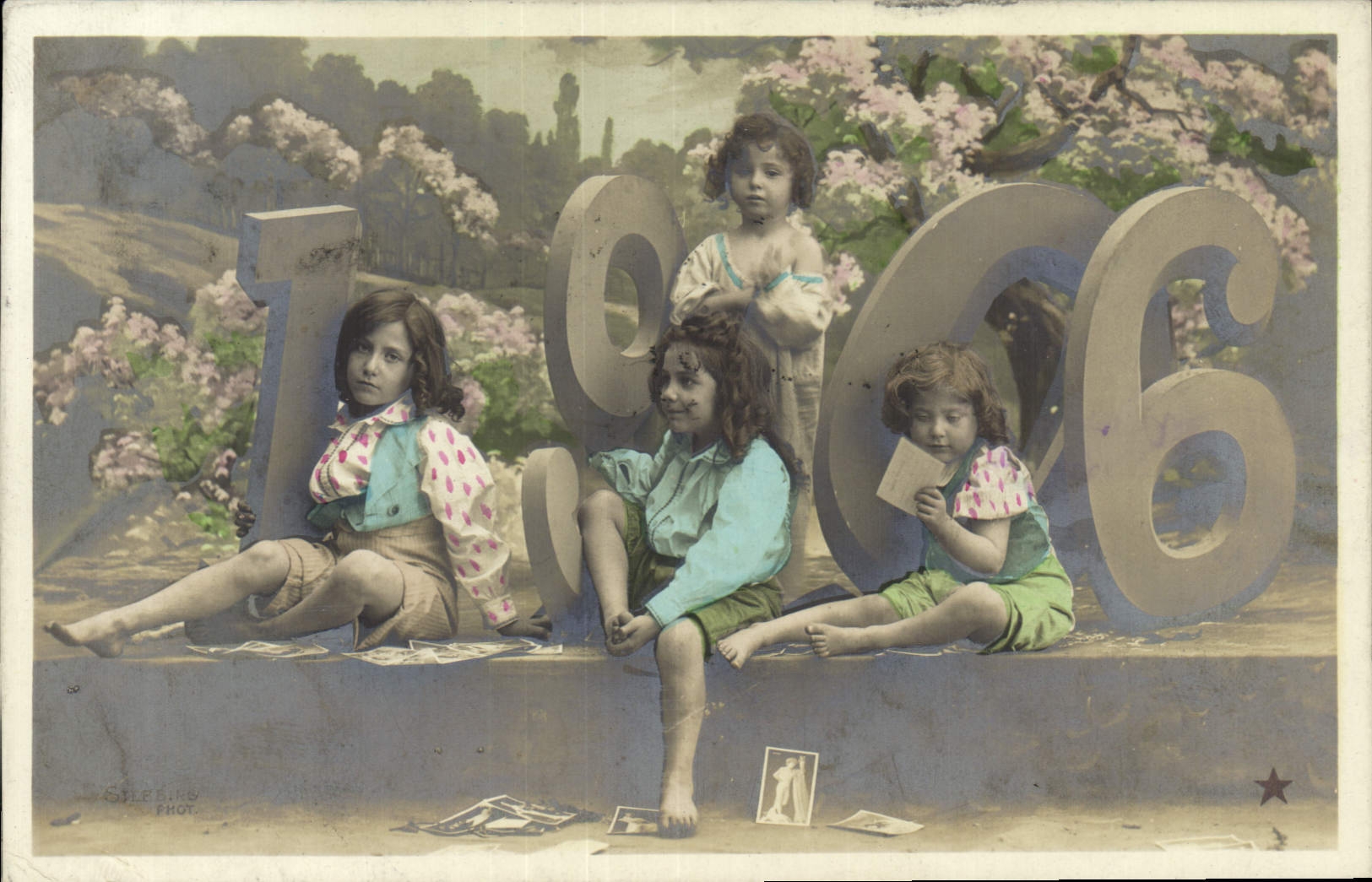 CPA Fantaisie Annee 1906 Enfants 