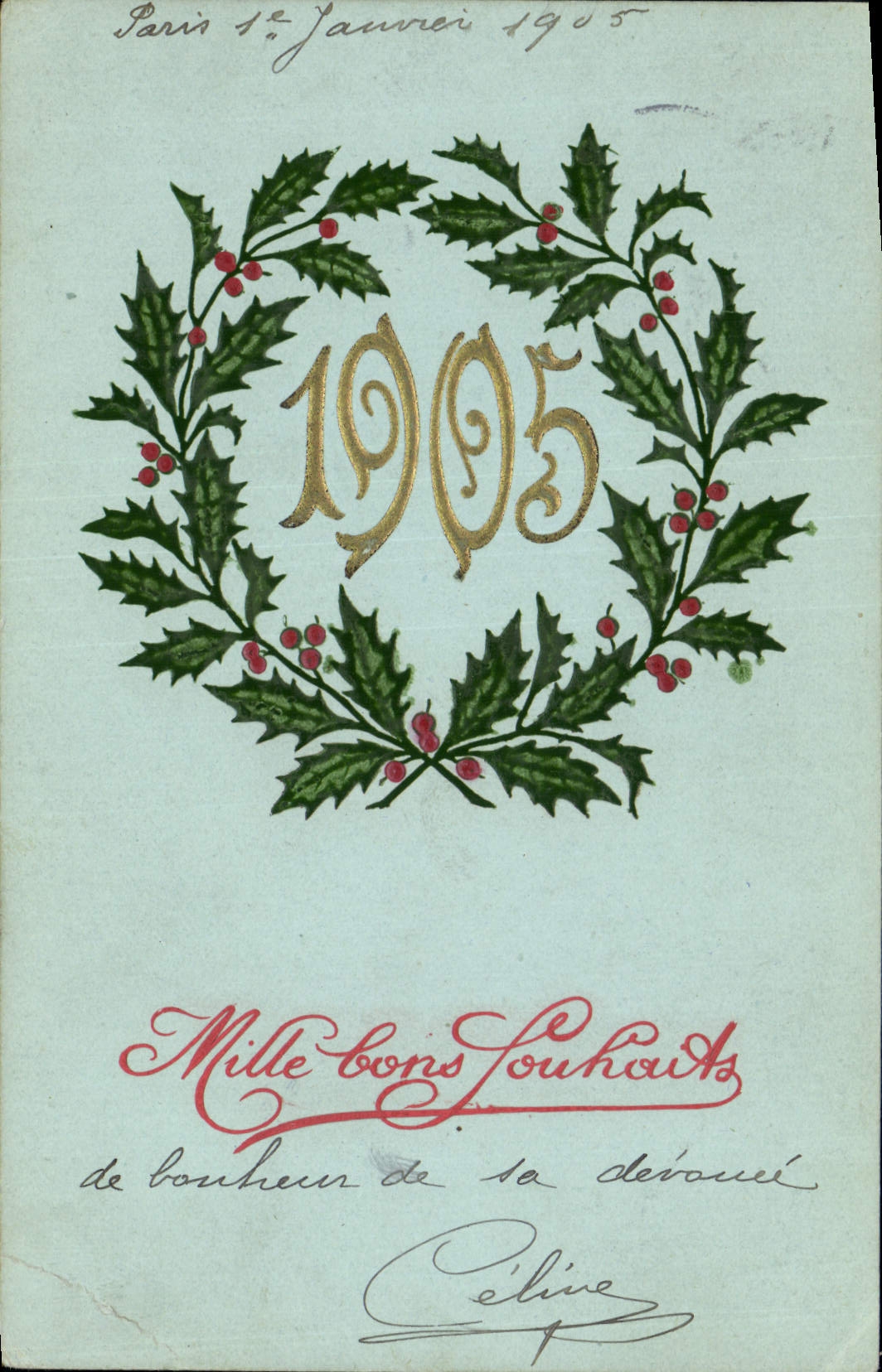 Vintage Postcard Fantasy Year 1905