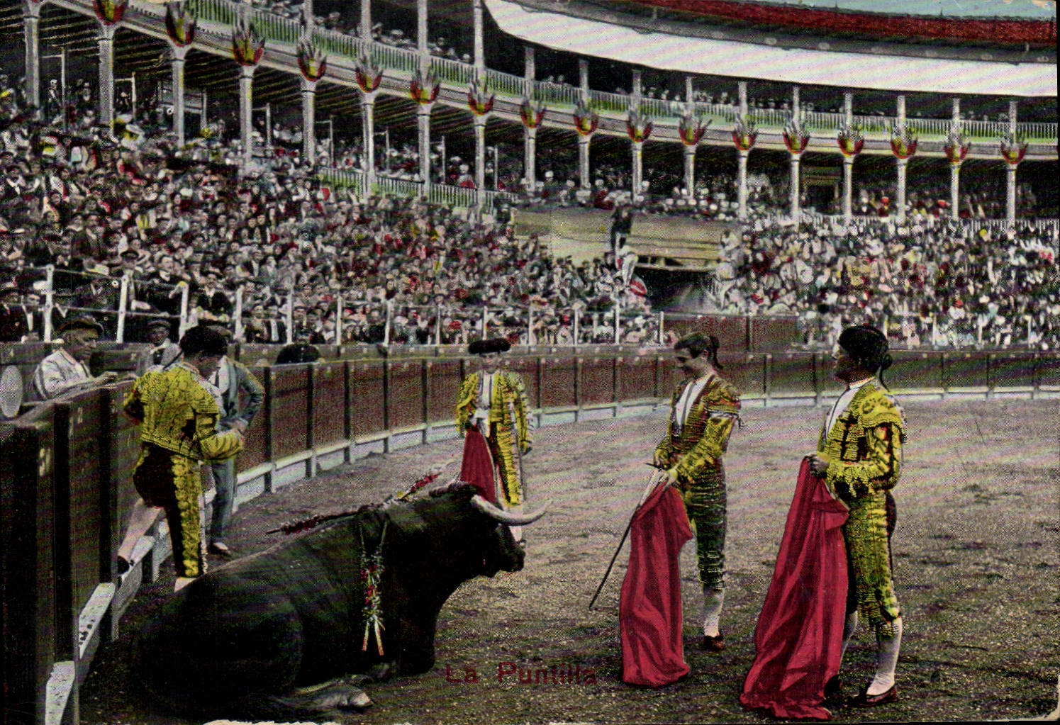 CPA Corrida Course de Taureaux La puntilla