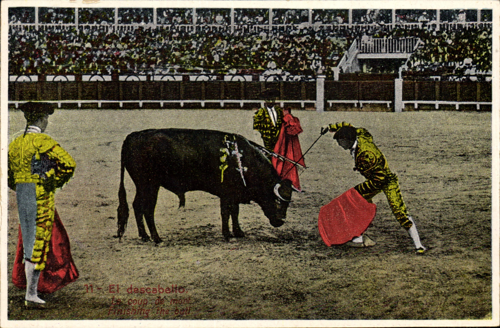 CPA Corrida Course de Taureaux El descabello