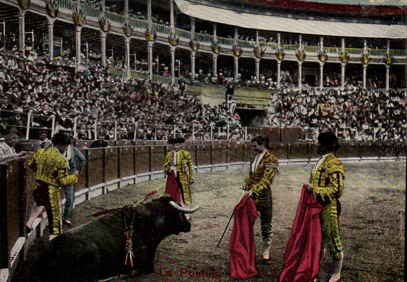 CPA Corrida Course de Taureaux La puntilla