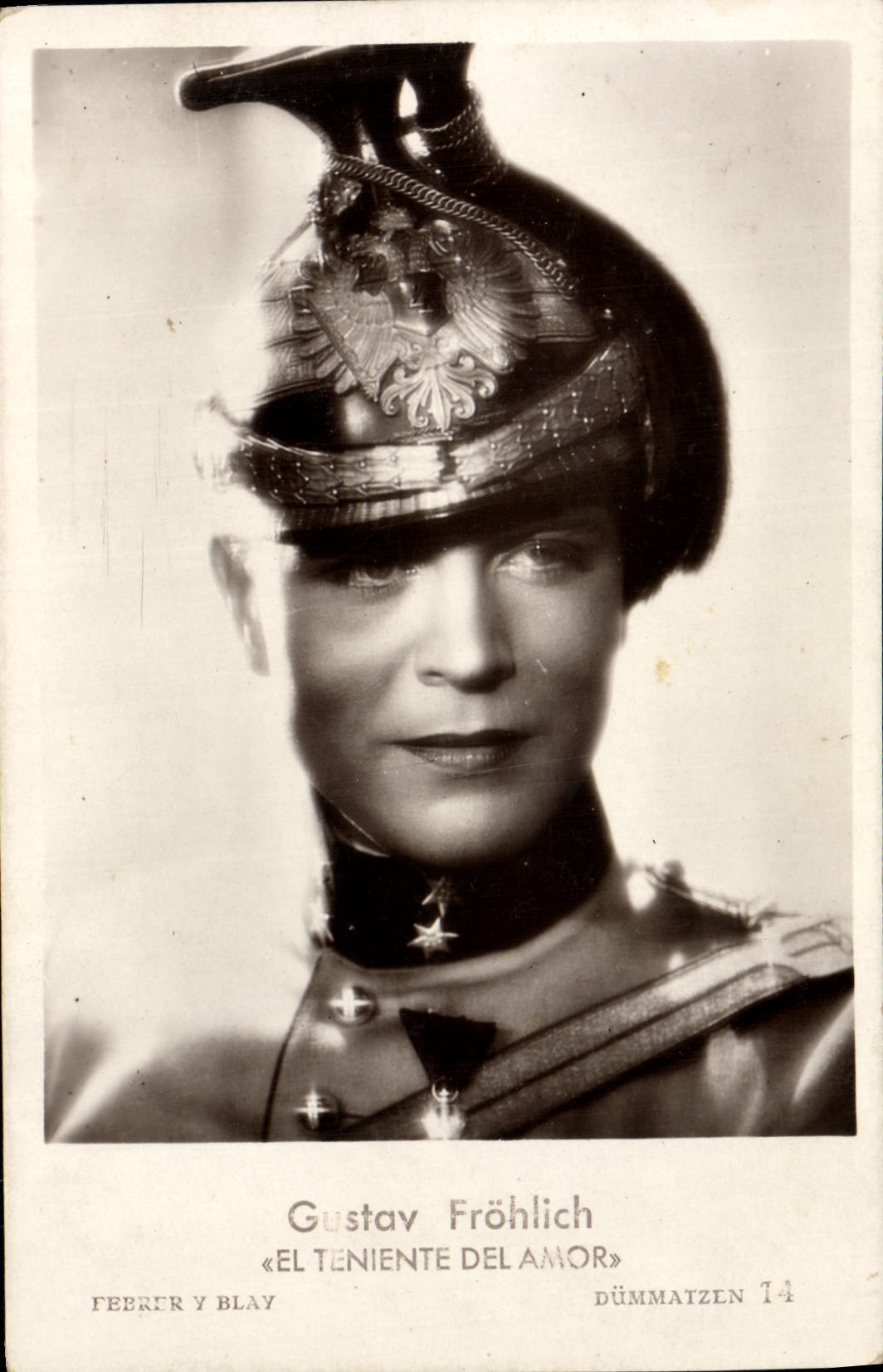 CPM Cinema Gustav Frohlich El Teniente del Amor