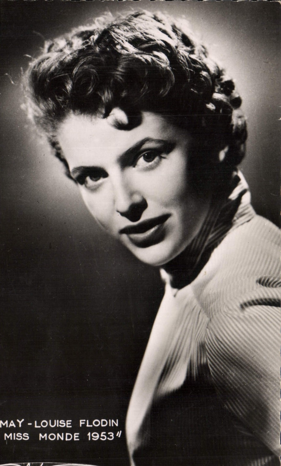 CPM Cinema May Louise Flodin Miss Monde 1953 