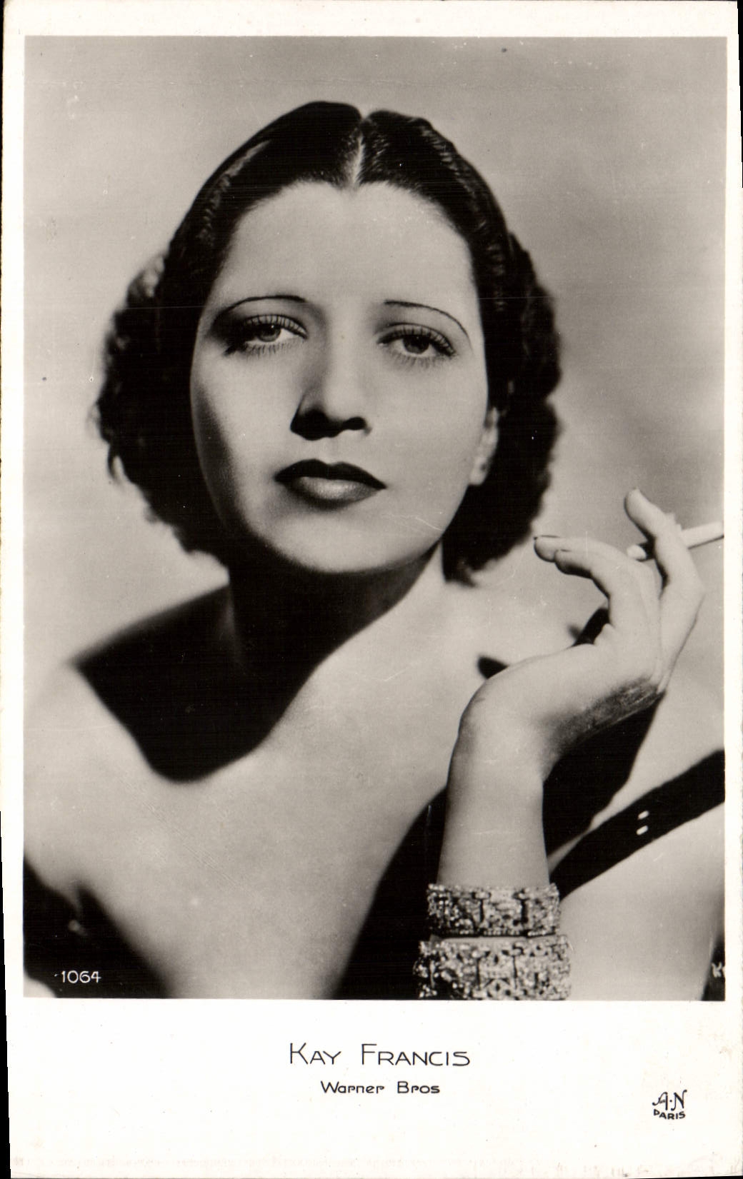 CPM Cinema Kay Francis Cigarette Tabac 