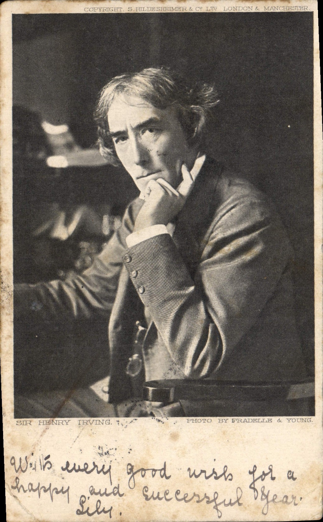 Vintage Postcard Sir Henry Irving