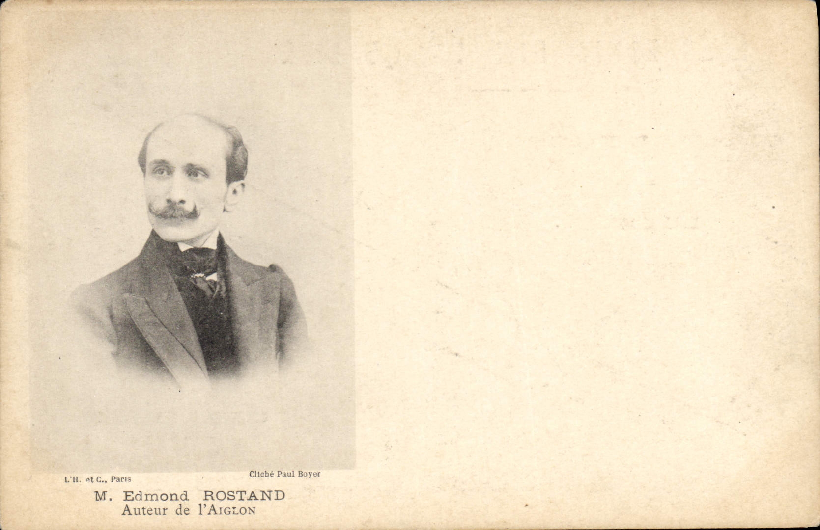 CPA Edmond Rostand Auteur de l'Aiglon 